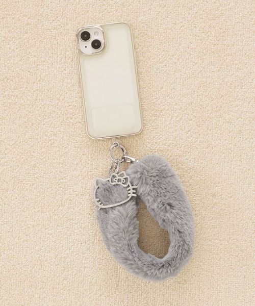 LOWRYS FARM Me%【HELLO KITTY】フェイクファーモバイルストラップ ライトグレー ウィメンズグッズ_MP ローリーズファーム 233322 and ST アンドエスティ(旧ドットエスティ) LOWRYS FARM Me%【HELLO KITTY】フェイクファーモバイルストラップ ライトグレー ウィメンズグッズ_MP ローリーズファーム 233322 and ST アンドエスティ(旧ドットエスティ)