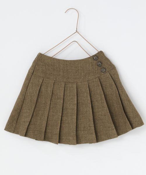 LOWRYS FARM 【KIDS】メランジツイルプリーツスカート ブラウン キッズ ローリーズファーム 241037 and ST アンドエスティ(旧ドットエスティ) LOWRYS FARM 【KIDS】メランジツイルプリーツスカート ブラウン キッズ ローリーズファーム 241037 and ST アンドエスティ(旧ドットエスティ)