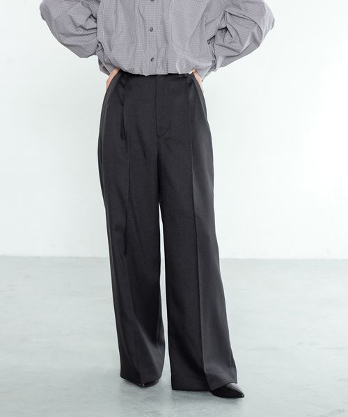 LOWRYS FARM 【yuw】ワイドルーズパンツ ブラック M スペシャルライン ローリーズファーム 242303 and ST アンドエスティ(旧ドットエスティ) LOWRYS FARM 【yuw】ワイドルーズパンツ ブラック M スペシャルライン ローリーズファーム 242303 and ST アンドエスティ(旧ドットエスティ)