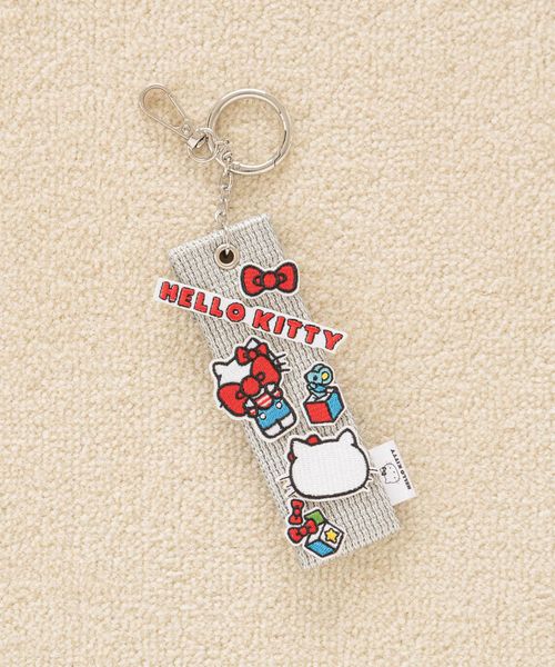 LOWRYS FARM Me%【HELLO KITTY】ワッペンチャーム ライトグレー ウィメンズグッズ_MP ローリーズファーム 246556 and ST アンドエスティ(旧ドットエスティ) LOWRYS FARM Me%【HELLO KITTY】ワッペンチャーム ライトグレー ウィメンズグッズ_MP ローリーズファーム 246556 and ST アンドエスティ(旧ドットエスティ)