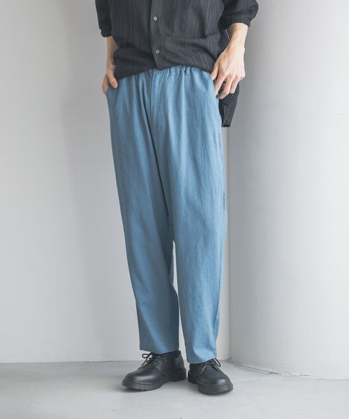 LOWRYS FARM 【MENS】【SETUP可能】ノルマンディリネンイージーパンツ ブルー M メンズ ローリーズファーム 249968 and ST アンドエスティ(旧ドットエスティ) LOWRYS FARM 【MENS】【SETUP可能】ノルマンディリネンイージーパンツ ブルー M メンズ ローリーズファーム 249968 and ST アンドエスティ(旧ドットエスティ)