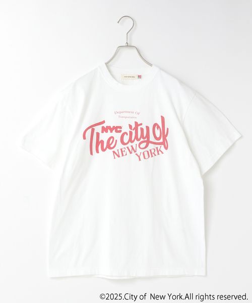 LOWRYS FARM 【yuw】NYC rogo tee オフホワイト FREE スペシャルライン ローリーズファーム 251914 and ST アンドエスティ(旧ドットエスティ) LOWRYS FARM 【yuw】NYC rogo tee オフホワイト FREE スペシャルライン ローリーズファーム 251914 and ST アンドエスティ(旧ドットエスティ)