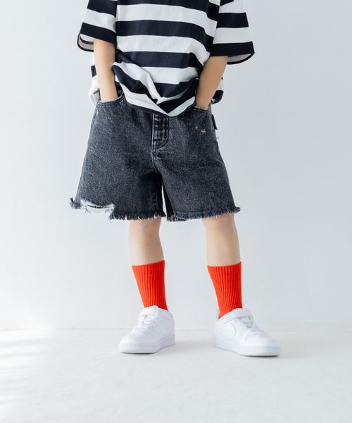 LOWRYS FARM 【追加予約受付中】【KIDS】デニムショートパンツ ブラック キッズ ローリーズファーム 259088 and ST アンドエスティ(旧ドットエスティ) LOWRYS FARM 【追加予約受付中】【KIDS】デニムショートパンツ ブラック キッズ ローリーズファーム 259088 and ST アンドエスティ(旧ドットエスティ)