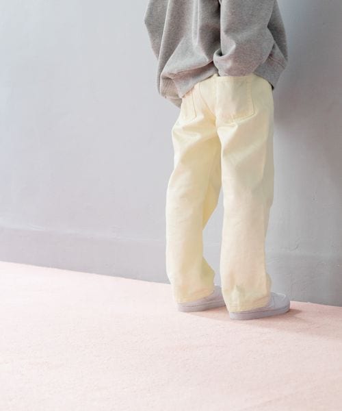 LOWRYS FARM 【KIDS】カラーデニムストレートパンツ イエロー キッズ ローリーズファーム 259089 and ST アンドエスティ(旧ドットエスティ) LOWRYS FARM 【KIDS】カラーデニムストレートパンツ イエロー キッズ ローリーズファーム 259089 and ST アンドエスティ(旧ドットエスティ)