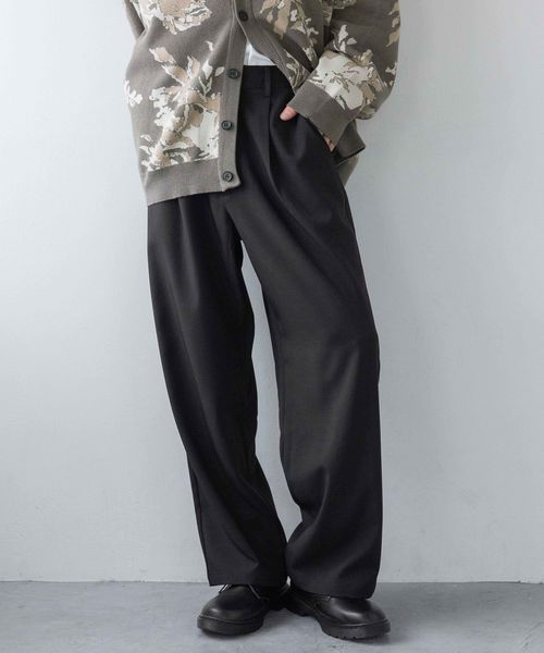 LOWRYS FARM 【MENS】【SETUP可能】TWILLワイドパンツ ブラック L メンズ ローリーズファーム 260076 and ST アンドエスティ(旧ドットエスティ) LOWRYS FARM 【MENS】【SETUP可能】TWILLワイドパンツ ブラック L メンズ ローリーズファーム 260076 and ST アンドエスティ(旧ドットエスティ)
