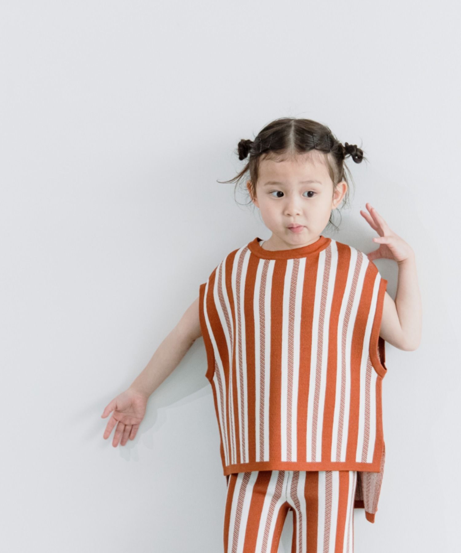 新品タグ付き　ローリーズファームkids ニットチャイナベスト③