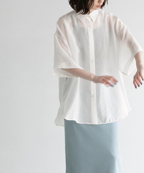 【yuw】シアーシャツ