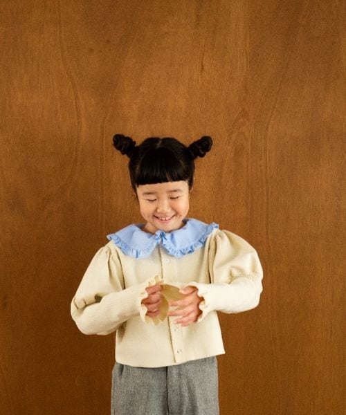 LOWRYS FARM 【KIDS】オウジパフニットカーディガン ナチュラル キッズ ローリーズファーム 283733 and ST アンドエスティ(旧ドットエスティ) LOWRYS FARM 【KIDS】オウジパフニットカーディガン ナチュラル キッズ ローリーズファーム 283733 and ST アンドエスティ(旧ドットエスティ)