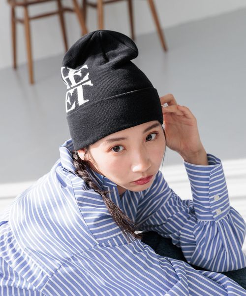 LOWRYS FARM THE MET KNIT NEW ERA ブラック ウィメンズグッズ ローリーズファーム 283952 and ST アンドエスティ(旧ドットエスティ) LOWRYS FARM THE MET KNIT NEW ERA ブラック ウィメンズグッズ ローリーズファーム 283952 and ST アンドエスティ(旧ドットエスティ)