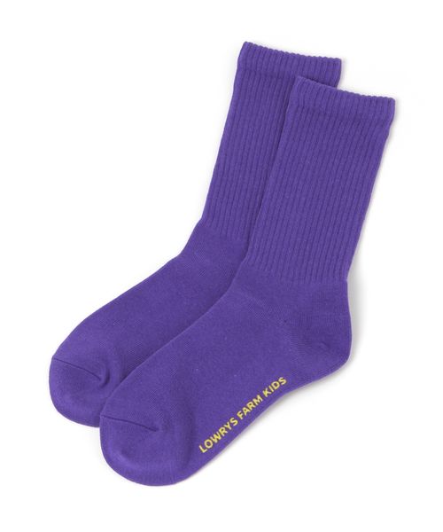 LOWRYS FARM 【KIDS】カラーリブソックス パープル XL キッズ ローリーズファーム 286765 and ST アンドエスティ(旧ドットエスティ) LOWRYS FARM 【KIDS】カラーリブソックス パープル XL キッズ ローリーズファーム 286765 and ST アンドエスティ(旧ドットエスティ)