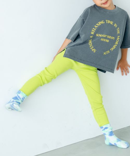 LOWRYS FARM 【KIDS】カラーリブレギンスパンツ イエロー キッズ ローリーズファーム 288554 and ST アンドエスティ(旧ドットエスティ) LOWRYS FARM 【KIDS】カラーリブレギンスパンツ イエロー キッズ ローリーズファーム 288554 and ST アンドエスティ(旧ドットエスティ)