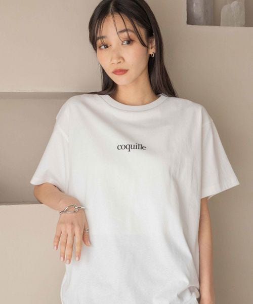 LOWRYS FARM アソートロゴTEE オフホワイト FREE ウィメンズインナー ローリーズファーム 288814 and ST アンドエスティ(旧ドットエスティ) LOWRYS FARM アソートロゴTEE オフホワイト FREE ウィメンズインナー ローリーズファーム 288814 and ST アンドエスティ(旧ドットエスティ)
