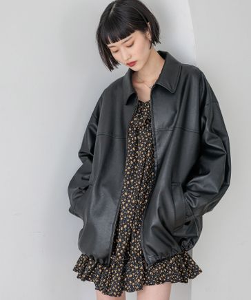LOWRYS FARM リバーシブルパッチワークブルゾン　ブラック新品タグ付き LOWRYS FARM リバーシブルパッチワークブルゾン ブラック新品