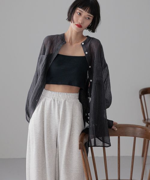 LOWRYS FARM バンドシアーシャツLS ブラック FREE ウィメンズインナー ローリーズファーム 289340 and ST アンドエスティ(旧ドットエスティ) LOWRYS FARM バンドシアーシャツLS ブラック FREE ウィメンズインナー ローリーズファーム 289340 and ST アンドエスティ(旧ドットエスティ)