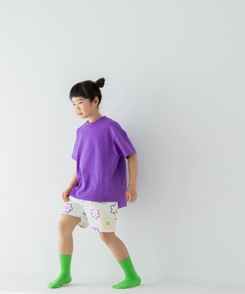 LOWRYS FARM 【KIDS】USAチュニックT パープル キッズ ローリーズファーム 290075 and ST アンドエスティ(旧ドットエスティ) LOWRYS FARM 【KIDS】USAチュニックT パープル キッズ ローリーズファーム 290075 and ST アンドエスティ(旧ドットエスティ)