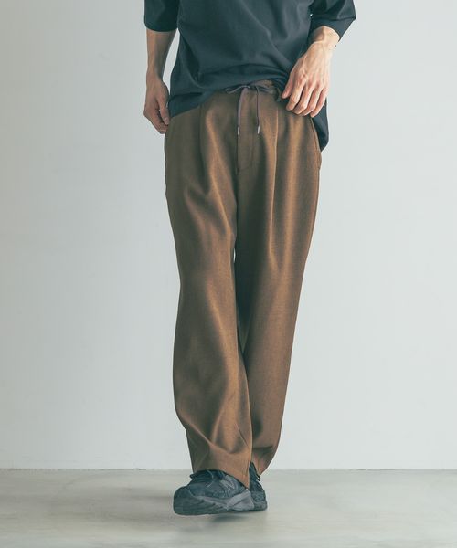 LOWRYS FARM 【SETUP可能】【MEN】ホップサックイージーパンツ ブラウン M メンズ ローリーズファーム 290343 and ST アンドエスティ(旧ドットエスティ) LOWRYS FARM 【SETUP可能】【MEN】ホップサックイージーパンツ ブラウン M メンズ ローリーズファーム 290343 and ST アンドエスティ(旧ドットエスティ)