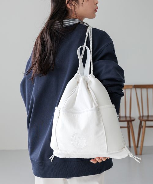 LOWRYS FARM LFメッシュナップサック オフホワイト ウィメンズグッズ ローリーズファーム 290614 and ST アンドエスティ(旧ドットエスティ) LOWRYS FARM LFメッシュナップサック オフホワイト ウィメンズグッズ ローリーズファーム 290614 and ST アンドエスティ(旧ドットエスティ)