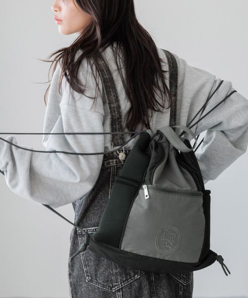 LOWRYS FARM LFメッシュナップサック ブラック ウィメンズグッズ ローリーズファーム 290614 and ST アンドエスティ(旧ドットエスティ) LOWRYS FARM LFメッシュナップサック ブラック ウィメンズグッズ ローリーズファーム 290614 and ST アンドエスティ(旧ドットエスティ)