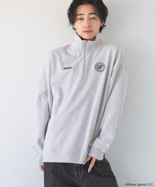 LOWRYS FARM 【UNISEX】princeハーフZIPプルオーバー グレー FREE メンズ ローリーズファーム 290743 and ST アンドエスティ(旧ドットエスティ) LOWRYS FARM 【UNISEX】princeハーフZIPプルオーバー グレー FREE メンズ ローリーズファーム 290743 and ST アンドエスティ(旧ドットエスティ)