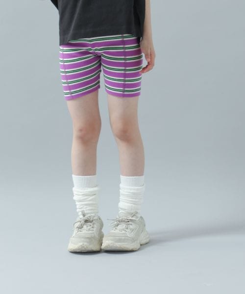 LOWRYS FARM 【追加予約受付中】【KIDS】リブサイクルパンツ パープル キッズ ローリーズファーム 292036 and ST アンドエスティ(旧ドットエスティ) LOWRYS FARM 【追加予約受付中】【KIDS】リブサイクルパンツ パープル キッズ ローリーズファーム 292036 and ST アンドエスティ(旧ドットエスティ)