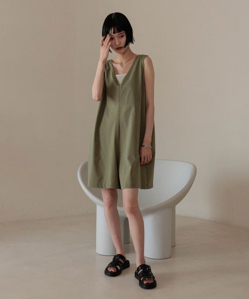 LOWRYS FARM オーシャンパシフィック別注/ラッシュオールインワン カーキ FREE ウィメンズインナー ローリーズファーム 292213 and ST アンドエスティ(旧ドットエスティ) LOWRYS FARM オーシャンパシフィック別注/ラッシュオールインワン カーキ FREE ウィメンズインナー ローリーズファーム 292213 and ST アンドエスティ(旧ドットエスティ)