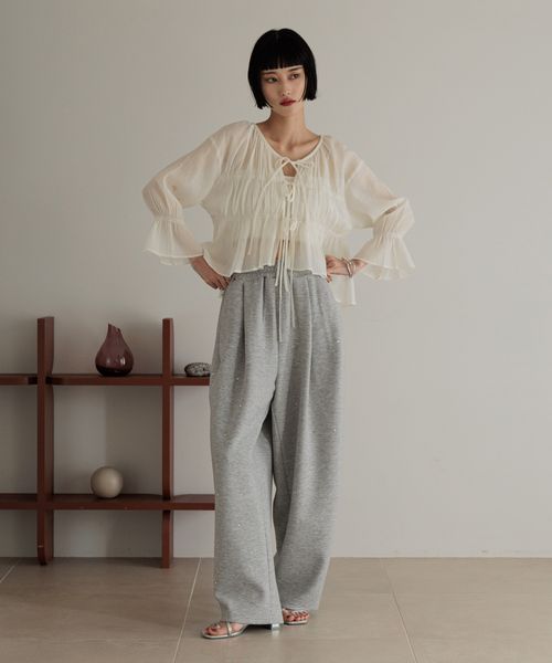 LOWRYS FARM｜カットイージーコクーンパンツ | Rakuten Fashion