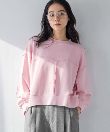 ☆CREA☆新品未使用品♪ピグメントロゴウラケプルオーバーチャコールグレー ピグメントリメイクウラケプルオーバー | [公式]ローリーズファーム