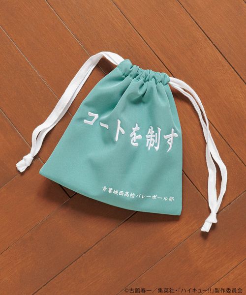 LOWRYS FARM 【Me%】【ハイキュー!!】キンチャクポーチ ライトブルー ウィメンズグッズ_MP ローリーズファーム 318876 and ST アンドエスティ(旧ドットエスティ) LOWRYS FARM 【Me%】【ハイキュー!!】キンチャクポーチ ライトブルー ウィメンズグッズ_MP ローリーズファーム 318876 and ST アンドエスティ(旧ドットエスティ)
