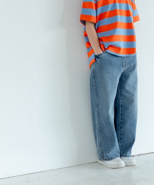 LOWRYS FARM 【KIDS】デニムイージーパンツ ブルー キッズ ローリーズファーム 318890 and ST アンドエスティ(旧ドットエスティ) LOWRYS FARM 【KIDS】デニムイージーパンツ ブルー キッズ ローリーズファーム 318890 and ST アンドエスティ(旧ドットエスティ)