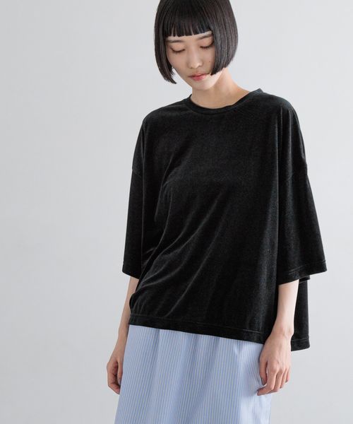 LOWRYS FARM 【yuw】シアーベロアBIGTee ブラック FREE スペシャルライン ローリーズファーム 319739 and ST アンドエスティ(旧ドットエスティ) LOWRYS FARM 【yuw】シアーベロアBIGTee ブラック FREE スペシャルライン ローリーズファーム 319739 and ST アンドエスティ(旧ドットエスティ)