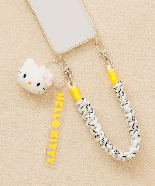 LOWRYS FARM Me%【HELLO KITTY】トイキー付きハンドルストラップ ナチュラル ウィメンズグッズ_MP ローリーズファーム 319780 and ST アンドエスティ(旧ドットエスティ) LOWRYS FARM Me%【HELLO KITTY】トイキー付きハンドルストラップ ナチュラル ウィメンズグッズ_MP ローリーズファーム 319780 and ST アンドエスティ(旧ドットエスティ)