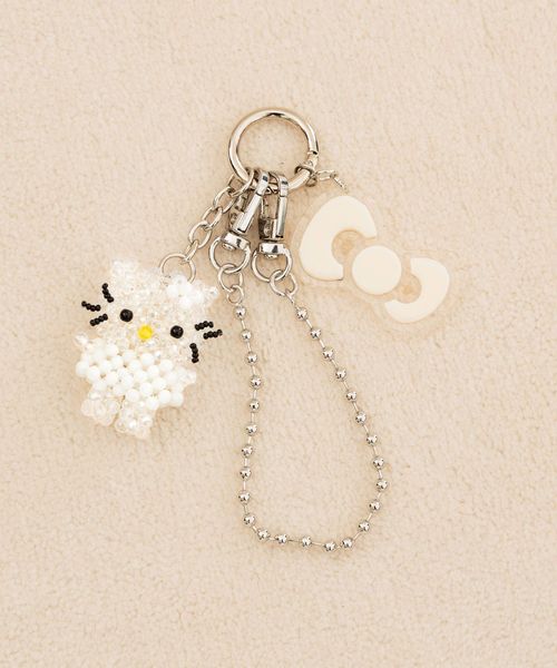 LOWRYS FARM Me%【HELLO KITTY】ビーズキーチャーム ナチュラル ウィメンズグッズ_MP ローリーズファーム 319782 and ST アンドエスティ(旧ドットエスティ) LOWRYS FARM Me%【HELLO KITTY】ビーズキーチャーム ナチュラル ウィメンズグッズ_MP ローリーズファーム 319782 and ST アンドエスティ(旧ドットエスティ)