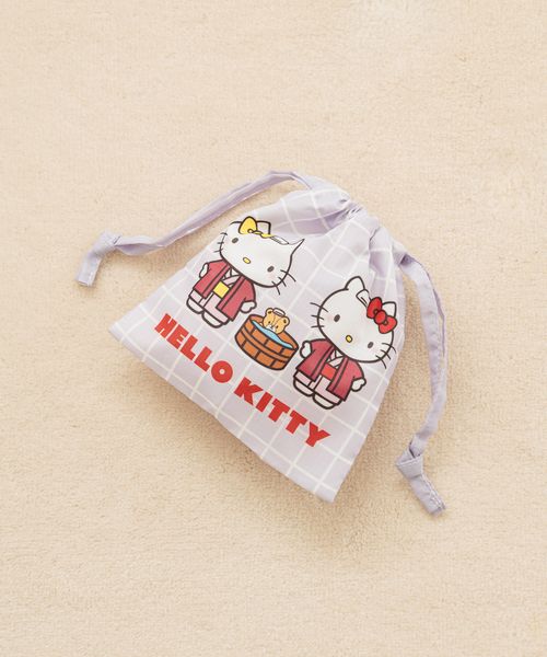 LOWRYS FARM Me%【HELLO KITTY】プリントキンチャクポーチ ホワイト ウィメンズグッズ_MP ローリーズファーム 319783 and ST アンドエスティ(旧ドットエスティ) LOWRYS FARM Me%【HELLO KITTY】プリントキンチャクポーチ ホワイト ウィメンズグッズ_MP ローリーズファーム 319783 and ST アンドエスティ(旧ドットエスティ)