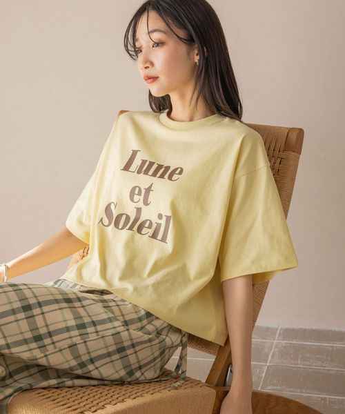 LOWRYS FARM ショートロゴPTSS イエロー FREE ウィメンズインナー ローリーズファーム 320636 and ST アンドエスティ(旧ドットエスティ) LOWRYS FARM ショートロゴPTSS イエロー FREE ウィメンズインナー ローリーズファーム 320636 and ST アンドエスティ(旧ドットエスティ)