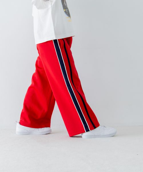 LOWRYS FARM 【KIDS】ラインパンツ レッド キッズ ローリーズファーム 321054 and ST アンドエスティ(旧ドットエスティ) LOWRYS FARM 【KIDS】ラインパンツ レッド キッズ ローリーズファーム 321054 and ST アンドエスティ(旧ドットエスティ)