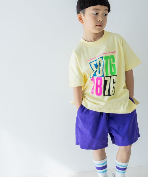 LOWRYS FARM 【KIDS】アソートBIGネオンSST イエロー キッズ ローリーズファーム 323201 and ST アンドエスティ(旧ドットエスティ) LOWRYS FARM 【KIDS】アソートBIGネオンSST イエロー キッズ ローリーズファーム 323201 and ST アンドエスティ(旧ドットエスティ)