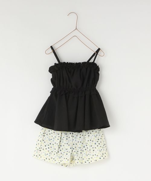 LOWRYS FARM 【KIDS】フリルキャミセットSWIM ブラック キッズ ローリーズファーム 323898 and ST アンドエスティ(旧ドットエスティ) LOWRYS FARM 【KIDS】フリルキャミセットSWIM ブラック キッズ ローリーズファーム 323898 and ST アンドエスティ(旧ドットエスティ)