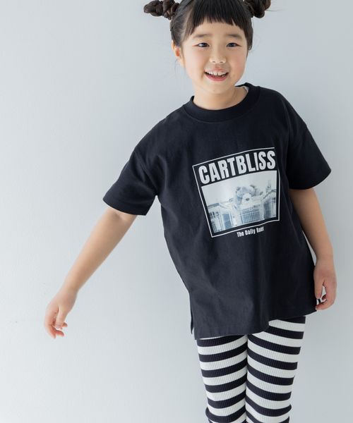 LOWRYS FARM 【KIDS】フォトプリントT ブラック キッズ ローリーズファーム 324933 and ST アンドエスティ(旧ドットエスティ) LOWRYS FARM 【KIDS】フォトプリントT ブラック キッズ ローリーズファーム 324933 and ST アンドエスティ(旧ドットエスティ)
