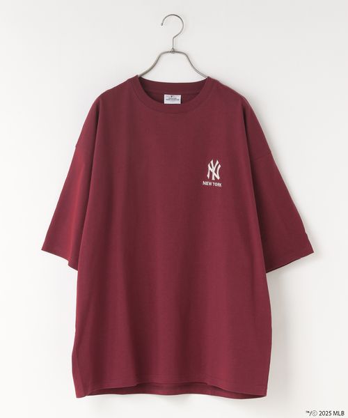 LOWRYS FARM 【UNISEX】MLBシシュウロゴTSS ボルドー M メンズ ローリーズファーム 324945 and ST アンドエスティ(旧ドットエスティ) LOWRYS FARM 【UNISEX】MLBシシュウロゴTSS ボルドー M メンズ ローリーズファーム 324945 and ST アンドエスティ(旧ドットエスティ)