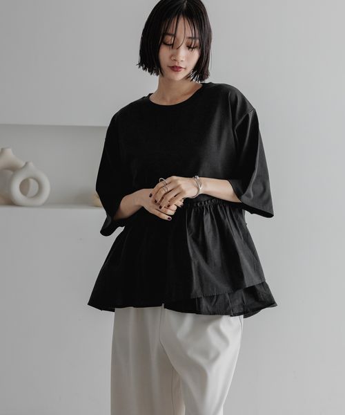 LOWRYS FARM カイテキキノウチュニックSS ブラック FREE ウィメンズインナー ローリーズファーム 325105 and ST アンドエスティ(旧ドットエスティ) LOWRYS FARM カイテキキノウチュニックSS ブラック FREE ウィメンズインナー ローリーズファーム 325105 and ST アンドエスティ(旧ドットエスティ)