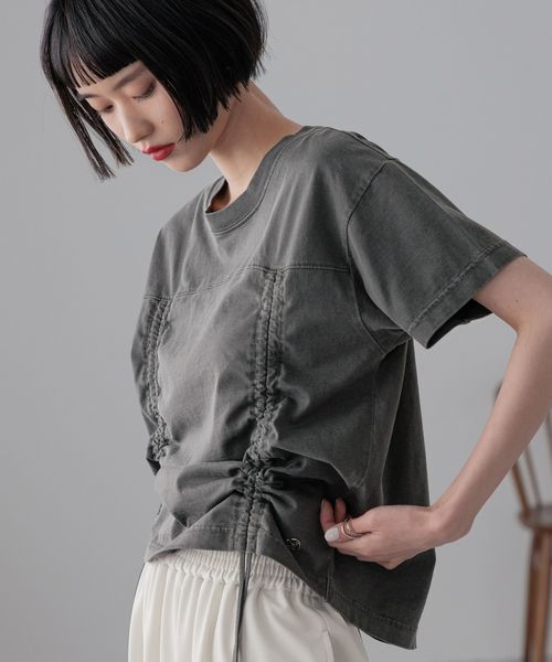 LOWRYS FARM ピグメントドロストSS チャコールグレー FREE ウィメンズインナー ローリーズファーム 325108 and ST アンドエスティ(旧ドットエスティ) LOWRYS FARM ピグメントドロストSS チャコールグレー FREE ウィメンズインナー ローリーズファーム 325108 and ST アンドエスティ(旧ドットエスティ)