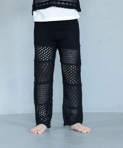 LOWRYS FARM 【KIDS】カギバリニットパンツ ブラック キッズ ローリーズファーム 325499 and ST アンドエスティ(旧ドットエスティ) LOWRYS FARM 【KIDS】カギバリニットパンツ ブラック キッズ ローリーズファーム 325499 and ST アンドエスティ(旧ドットエスティ)