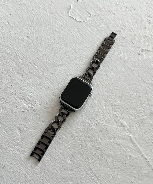 LOWRYS FARM 【Me%】【ステンレス】AppleWatchチェーンバンド ブラック M ウィメンズグッズ_MP ローリーズファーム 326032 and ST アンドエスティ(旧ドットエスティ) LOWRYS FARM 【Me%】【ステンレス】AppleWatchチェーンバンド ブラック M ウィメンズグッズ_MP ローリーズファーム 326032 and ST アンドエスティ(旧ドットエスティ)