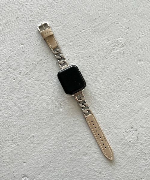 LOWRYS FARM 【Me%】【ステンレス】AppleWatchチェーンゴウヒバンド ベージュ M ウィメンズグッズ_MP ローリーズファーム 326036 and ST アンドエスティ(旧ドットエスティ) LOWRYS FARM 【Me%】【ステンレス】AppleWatchチェーンゴウヒバンド ベージュ M ウィメンズグッズ_MP ローリーズファーム 326036 and ST アンドエスティ(旧ドットエスティ)