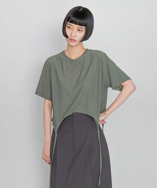 LOWRYS FARM 【yuw】ガーターヘムTee チャコールグレー FREE スペシャルライン ローリーズファーム 326069 and ST アンドエスティ(旧ドットエスティ) LOWRYS FARM 【yuw】ガーターヘムTee チャコールグレー FREE スペシャルライン ローリーズファーム 326069 and ST アンドエスティ(旧ドットエスティ)