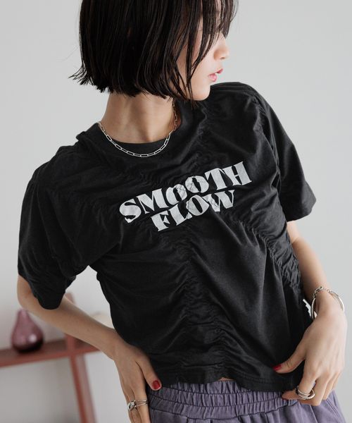 LOWRYS FARM シャーリングロゴTSS ブラック FREE ウィメンズインナー ローリーズファーム 326151 and ST アンドエスティ(旧ドットエスティ) LOWRYS FARM シャーリングロゴTSS ブラック FREE ウィメンズインナー ローリーズファーム 326151 and ST アンドエスティ(旧ドットエスティ)