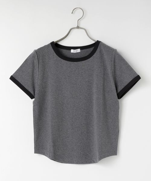 LOWRYS FARM リンガーTEE チャコールグレー FREE ウィメンズインナー ローリーズファーム 328663 and ST アンドエスティ(旧ドットエスティ) LOWRYS FARM リンガーTEE チャコールグレー FREE ウィメンズインナー ローリーズファーム 328663 and ST アンドエスティ(旧ドットエスティ)