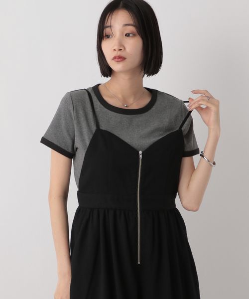 LOWRYS FARM リンガーTEE チャコールグレー FREE ウィメンズインナー ローリーズファーム 328663 and ST アンドエスティ(旧ドットエスティ) LOWRYS FARM リンガーTEE チャコールグレー FREE ウィメンズインナー ローリーズファーム 328663 and ST アンドエスティ(旧ドットエスティ)