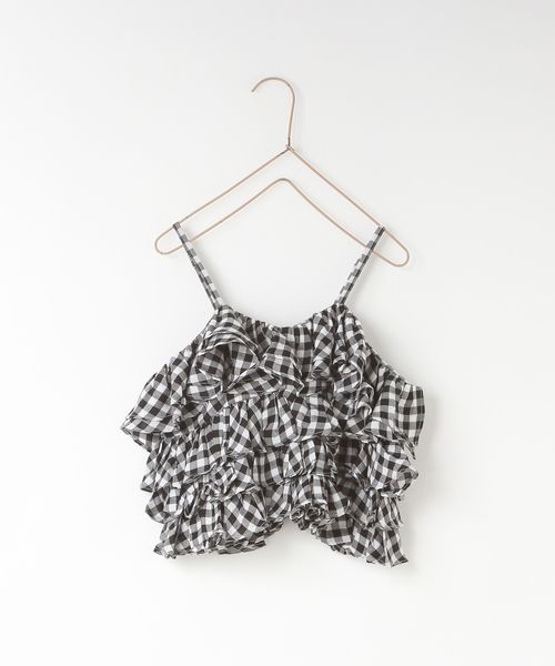 LOWRYS FARM 【WEB先行予約】【KIDS】INDIAISフリルキャミ ブラック キッズ ローリーズファーム 329871 and ST アンドエスティ(旧ドットエスティ) LOWRYS FARM 【WEB先行予約】【KIDS】INDIAISフリルキャミ ブラック キッズ ローリーズファーム 329871 and ST アンドエスティ(旧ドットエスティ)