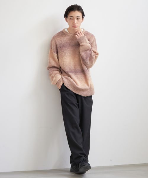 UNISEX】モヘヤコングラデーションニットクルー | [公式]ローリーズファーム （LOWRYS FARM）通販